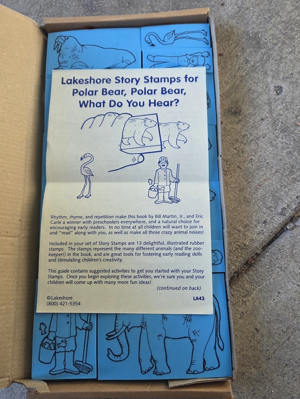Lakeshore Story Stamps Set - Blue